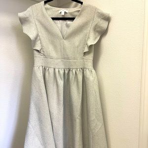 1901 Flutter Sleeve Dress (size 10)
